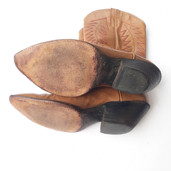 Austin Hall Boot Co Cowboy Western Boots - Picture 6 of 7